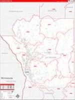 La Crosse, Wi Carrier Route Wall Map